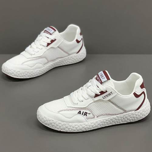 欧洲站 Tide BoutiqueCa设计感强！小白鞋男款软底网面透气休闲鞋