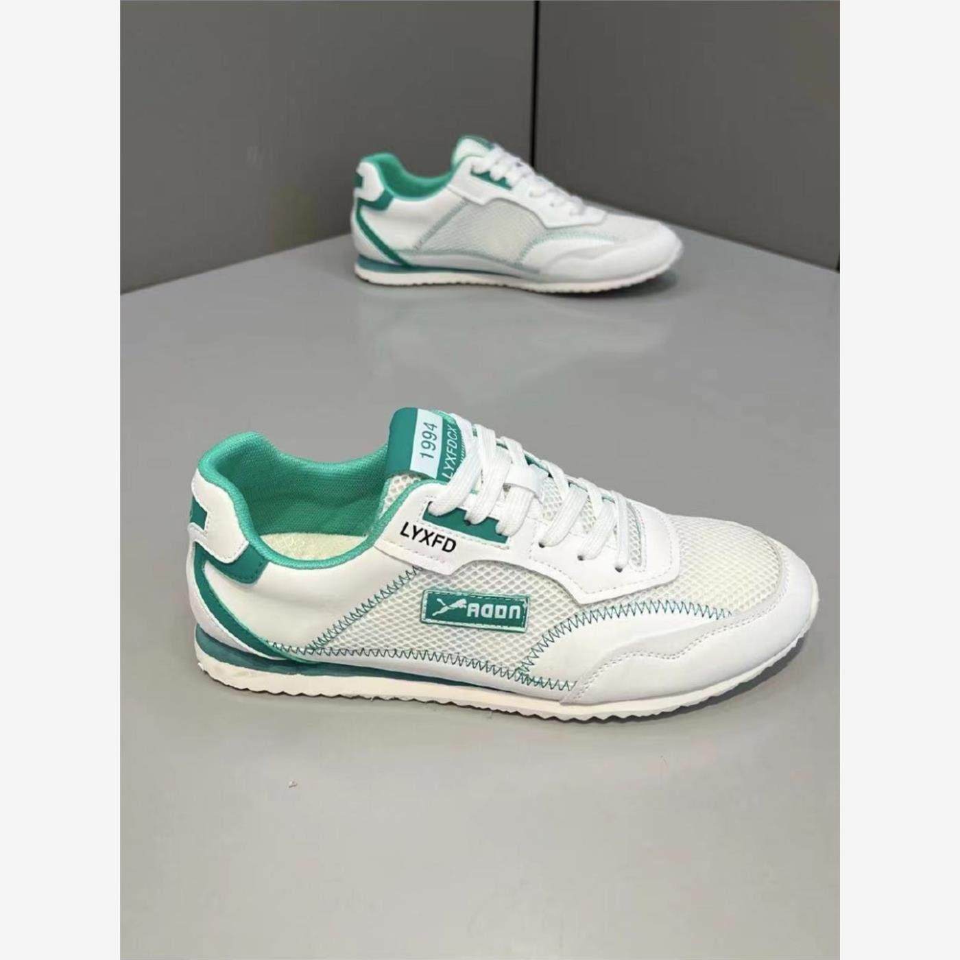 香港男鞋2025夏季新款潮流纯色透气网面轻便软底运动休闲阿甘鞋,流行男鞋,时尚休闲鞋,淘宝优惠券,粉丝福利购,淘宝优惠卷