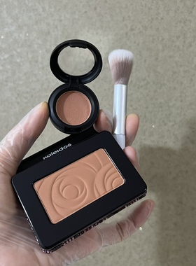 万花镜蕾丝腮红p04/p06/p07/p09小样试用装哑光膨胀色试色