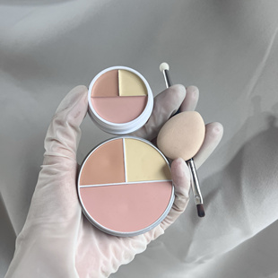 歌剧魅影中国限定三色遮瑕盘遮黑眼圈斑点泪沟提亮大块黄完美