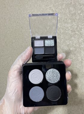 万花镜眼影名利场005/黑茉莉001/冷萃棕002试色小样试用装试色
