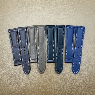 适用于浪琴先行者表带真皮祖鲁时间L3系列812 820 811手表带折叠