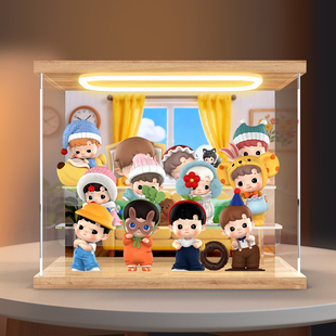 亚克力展示盒适用泡泡玛特HACIPUPU 我的小小世界系列手办盲盒