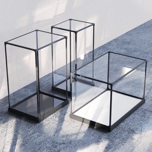 定制亚克力展示盒适用乐高玩具收纳展示柜模型手办高清透明防尘罩