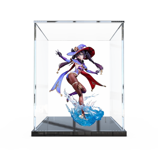 适用莫娜·星天水镜Ver.1/7手办 Genshin专用亚克力展示盒模型