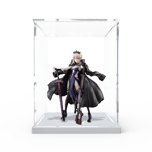 亚克力高清收纳盒子AMAKUNI Fate FGO 黑Saber 黑骑呆 手办展示盒