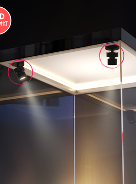 暖光射灯 两支装 12V 亚克力展示盒配件