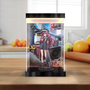 古薇媞适用APEX 蔚蓝档案 伊吕波 1/7比例手办模型灯箱高清展示盒