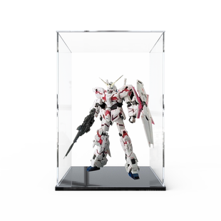 适用万代 MEGA SIZE 1/48 独角兽高达[毁灭模式]模型防尘盒展示盒