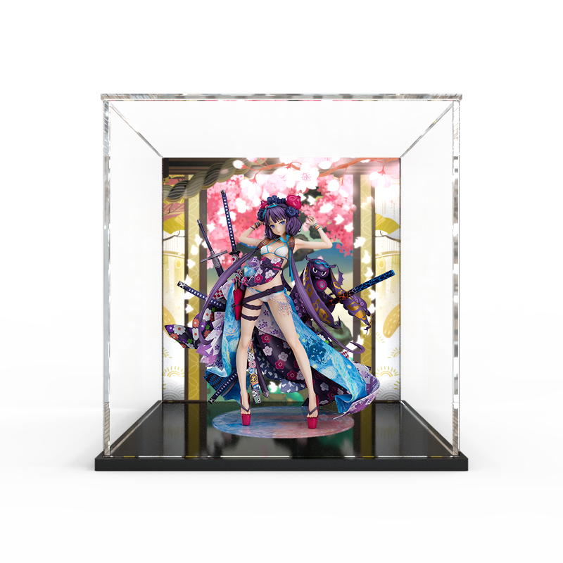 亚克力收纳盒子GSC Fate FGO Saber 葛饰北斋 阿荣泳装手办展示盒