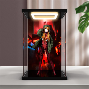 适用alter新世纪福音战士新剧场版 明日香外套版手办灯光展示盒