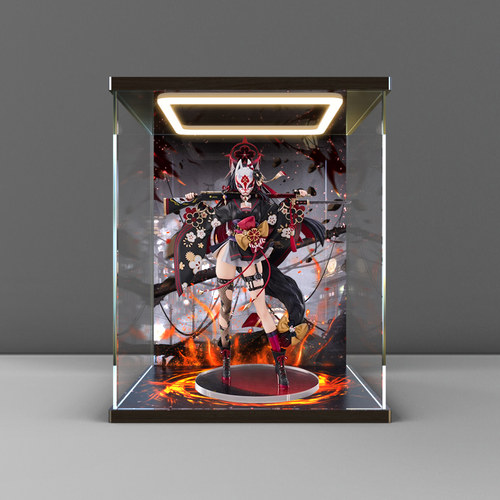 亚克力展示盒适用NEONMAX 蔚蓝档案 狐坂若藻 斋藤千和灯光收纳盒