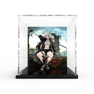 适用FuRyu 明日方舟 拉普兰德 泡面压 景品手办亚克力防尘展示盒