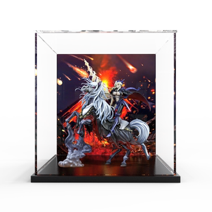 适用FGO Lancer阿尔托莉雅黑枪呆手办模型专用收纳防尘罩子展示盒