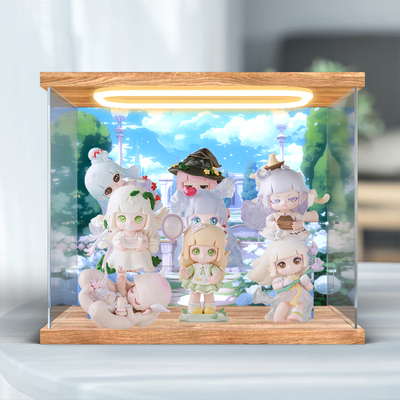 亚克力回型灯展示盒适用Liita2代荔挞拥抱奇遇系列盲盒潮玩手办