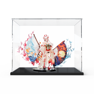 亚克力展示盒适用阴阳师 不知火高透防尘罩手办玩具模型收纳盒子
