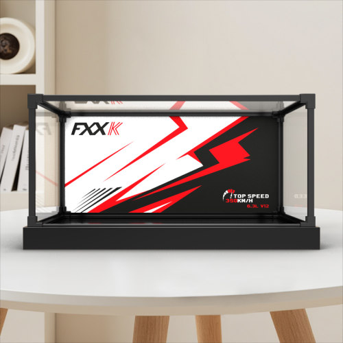 亚克力收纳展示盒适用42212机械组法拉利FXX K赛车积木玩具防尘罩