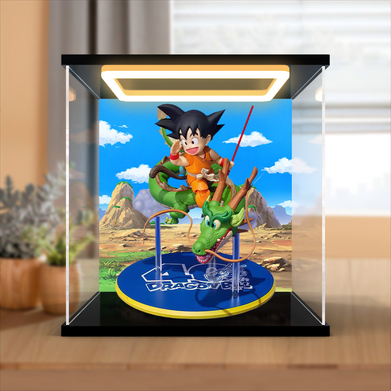 回灯款亚克力高清展示盒适用SHF龙珠40周年漫画封面纪念款手办