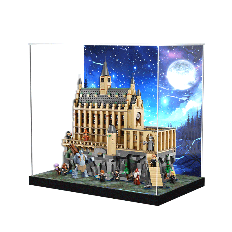 亚克力展示盒适用乐高哈利波特系列 76435霍格沃茨城堡大礼堂收纳