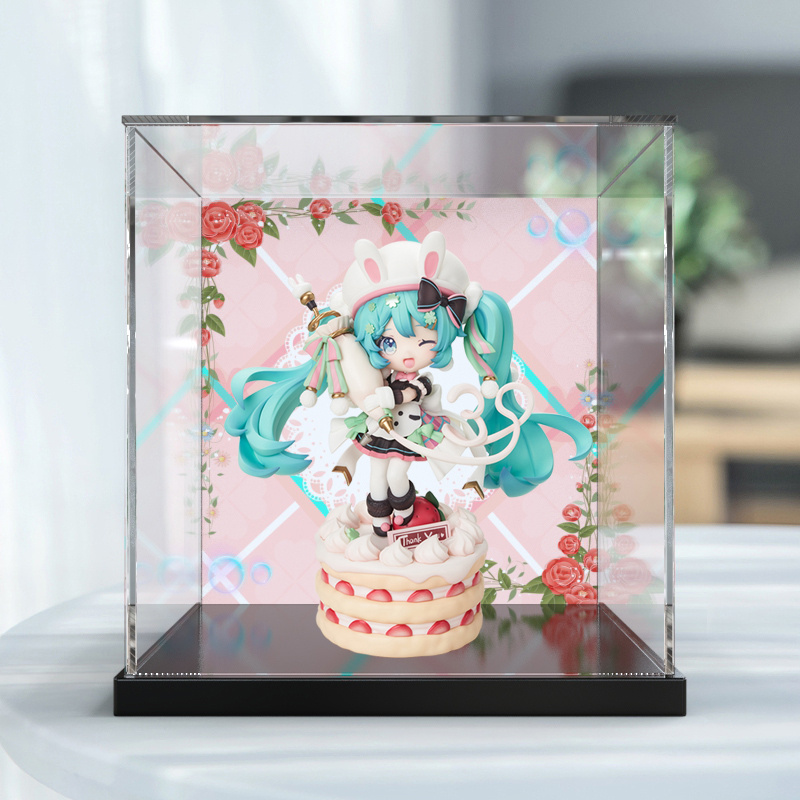 初音未来言叶Q版手办专用展示盒