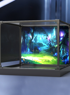 适用ICONS系列10375驯龙高手无牙仔积木模型合金款亚克力防尘罩