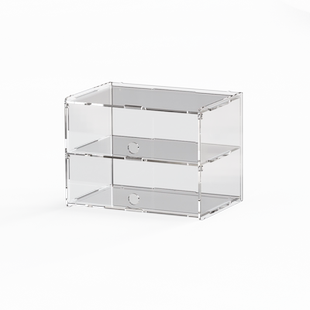 亚力克多层透明收藏展示盒四驱车车模玩具防尘收纳盒透明展示盒