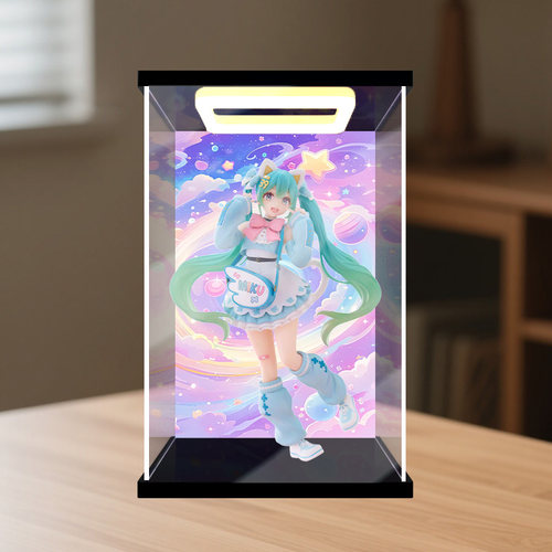 古薇媞适用TAITO VOCALOID 初音未来 可爱装扮亚克力手办展示盒