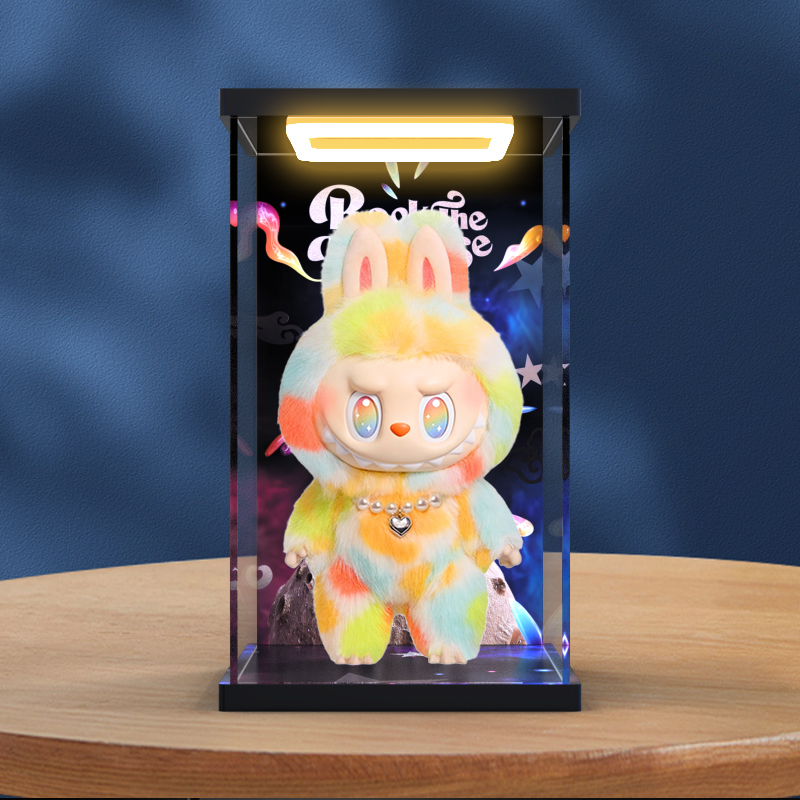 亚克力展示盒适用泡泡玛特labubuTHE MONSTERS前方高能搪胶手办