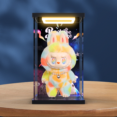 亚克力展示盒适用泡泡玛特labubuTHE MONSTERS前方高能搪胶手办