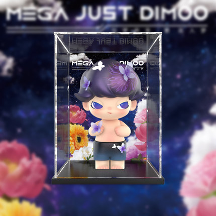 亚克力展示盒POPMART泡泡玛特 MEGA JUST DIMOO 400%蜷川实花大娃