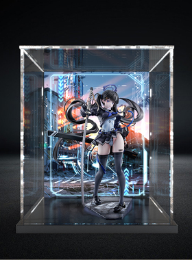 亚克力收纳盒青时雨Solarain Toys Colors系列 BLUE 手办展示盒