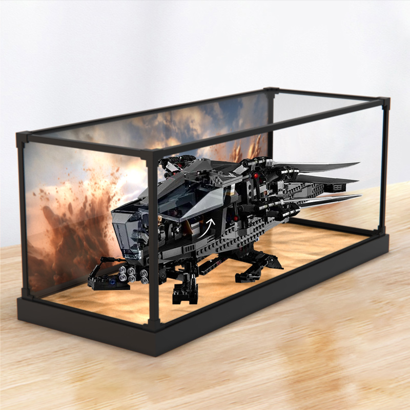 适用乐高10327沙丘皇家扑翼机模型亚克力展示盒高透明收纳防尘罩