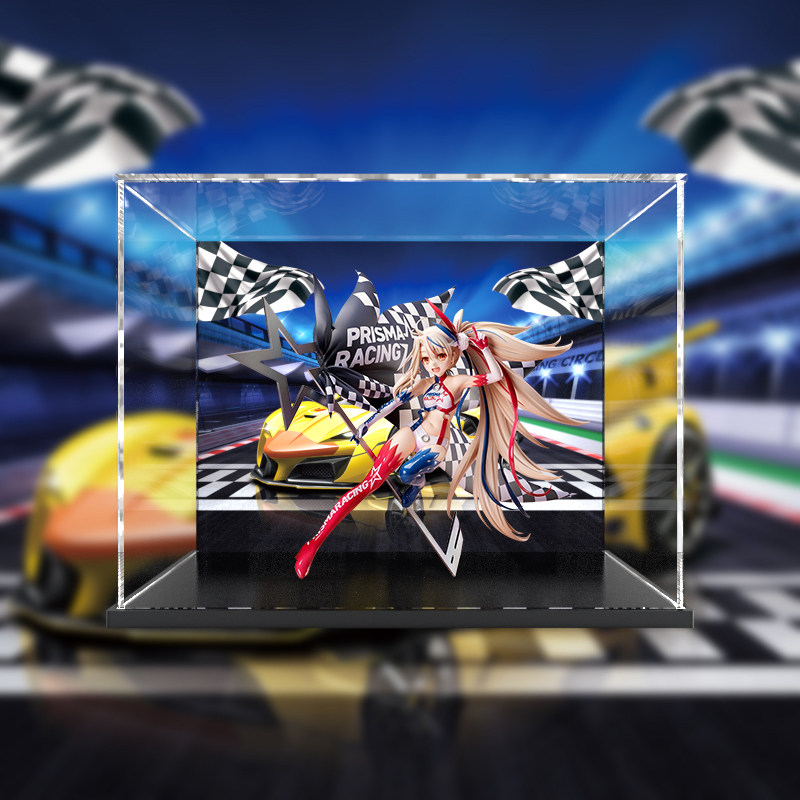 亚克力展示盒适用stronger 魔法少女伊莉雅 赛车女郎 手办收纳盒