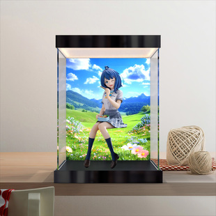 灯箱款防尘展示盒FuRyu 败北女角太多了！压泡面人偶ー八奈见杏菜
