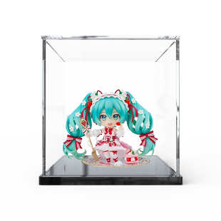 适用GSC 初音未来 15周年纪念版 粘土人手办模型亚克力防尘展示盒