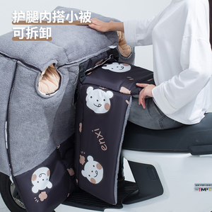 电动车挡风被冬季加绒加厚电瓶摩托车通用秋冬防寒防水防风罩冬款
