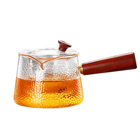 家用玻璃壶耐高温过滤煮茶壶泡茶壶把手耐高温套装实木玻璃花茶具,餐饮具,茶壶,淘宝优惠券,粉丝福利购,淘宝优惠卷