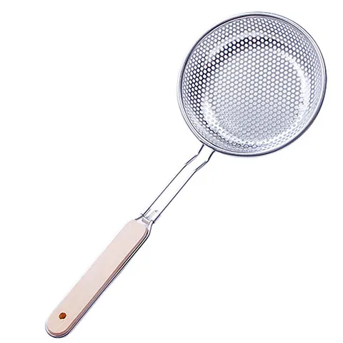 厨房火锅漏勺过滤网不锈钢木柄隔油勺漏网水饺面条笊篱油格油炸捞,五金/工具,其它工具,淘宝优惠券,粉丝福利购,淘宝优惠卷
