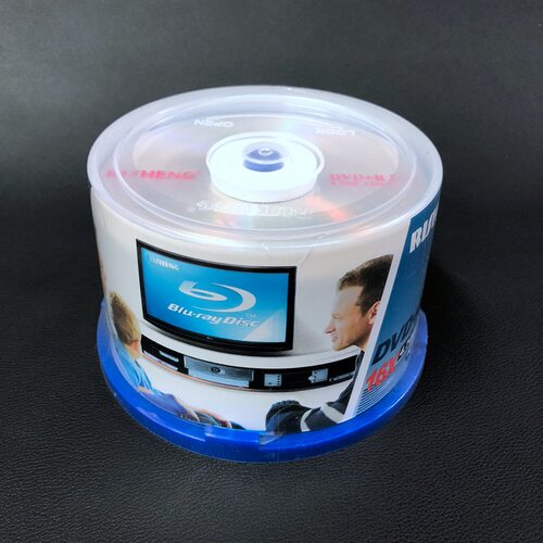 日胜蝴蝶版DVD+R空白盘50片