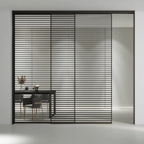 佛山制造厂家制造高端格栅推拉门