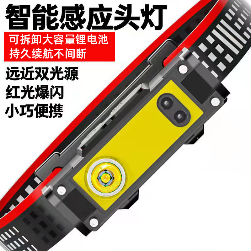 强光充电ledcob工作闪烁锂电池