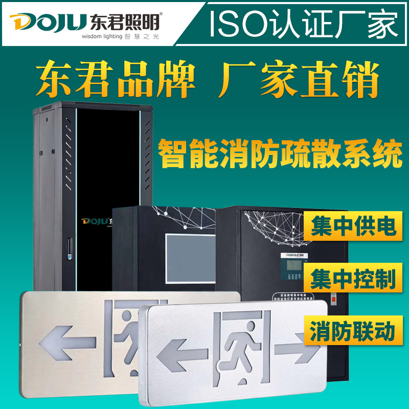 东君A型消防应急灯36V集中电源集中控制智能消防联动照明疏散系统