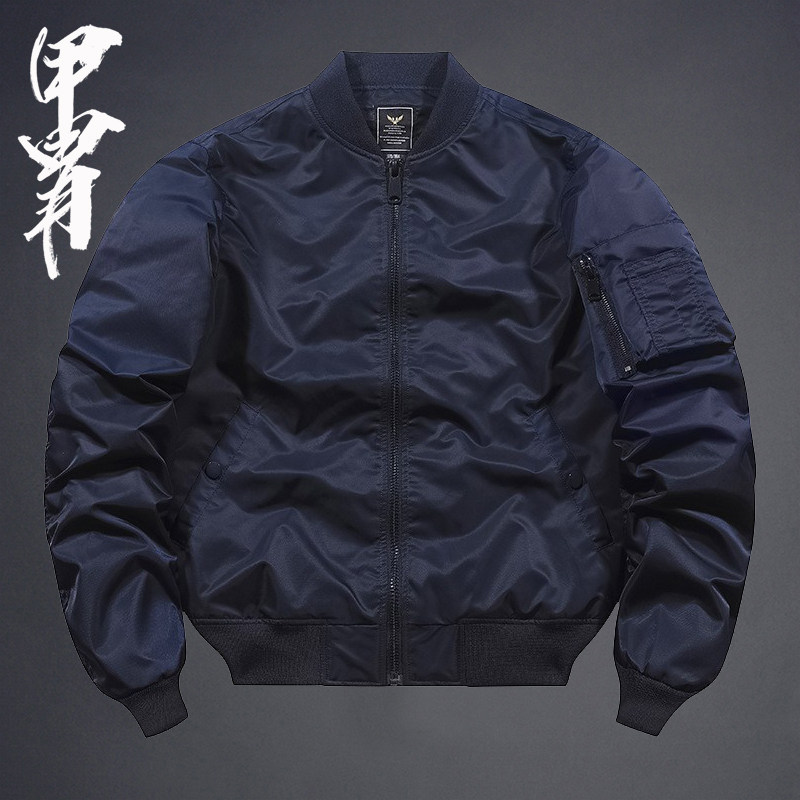 秋季新款ma1飞行员夹克男韩版棒球服大码男士工装外套棉衣