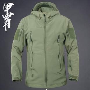 甲胄户外远征系列登山服男防水防风衣保暖抓绒硬派机车冲锋衣外套