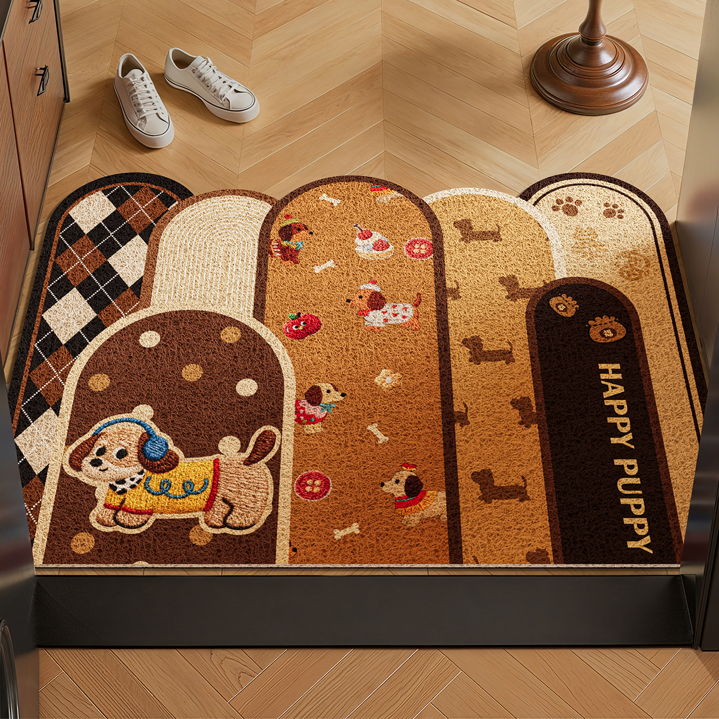 pvc入户门地垫丝圈可定制脚踏垫