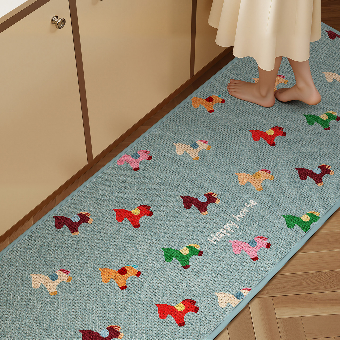 厨房地垫防滑防油吸油地毯长条2026新款家用脚垫耐脏洗碗池吸水垫,居家布艺,厨房地垫,淘宝优惠券,粉丝福利购,淘宝优惠卷