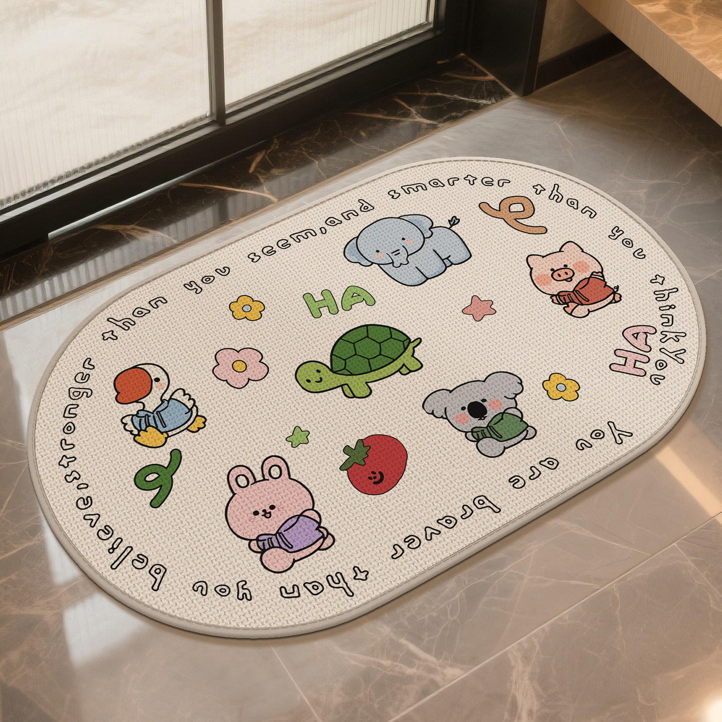 卫生间地垫仿亚麻浴室吸水防滑脚垫速干家用耐脏厕所垫子门口地毯,居家布艺,入户地垫,淘宝优惠券,粉丝福利购,淘宝优惠卷