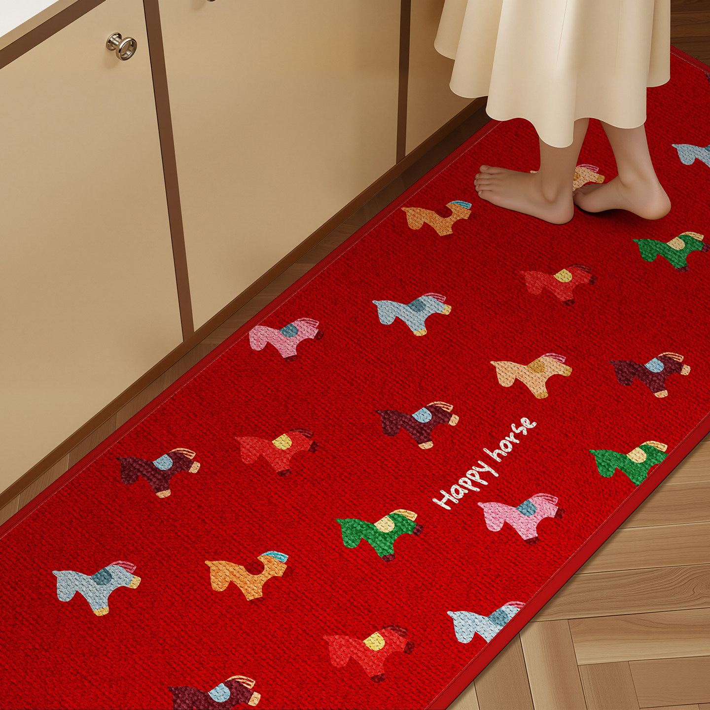 2026新款厨房地垫防滑防油吸油地毯长条家用脚垫耐脏洗碗池吸水垫,居家布艺,厨房地垫,淘宝优惠券,粉丝福利购,淘宝优惠卷