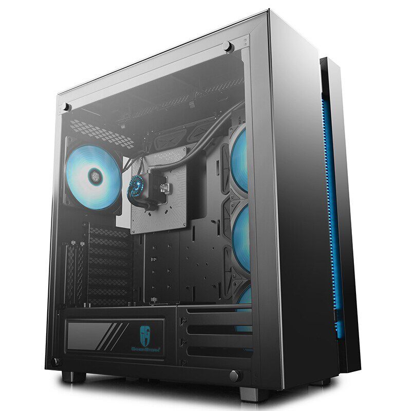 新九州风神(DEEPCOOL)新方舟全塔机箱+船长280水冷组合套装(玻璃怎么样,好用不?