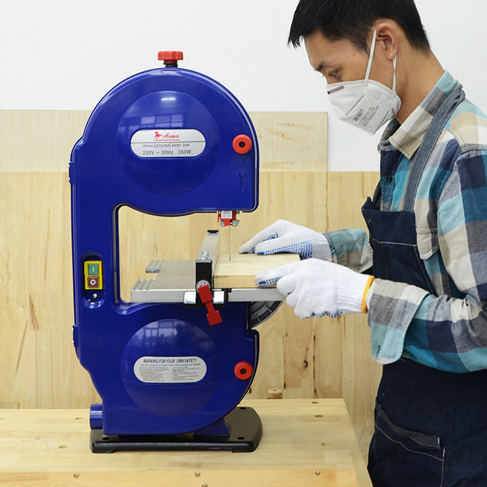 正品带锯机8寸9寸家用小型带锯细木工开料机微型立式锯床锯条金属